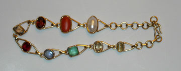 chakra design crystal healing bangle