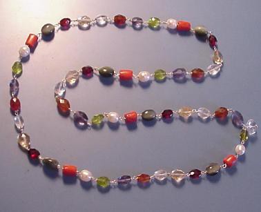 navaratna necklace for crystal healing