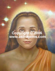 Oil painting of Babaji 