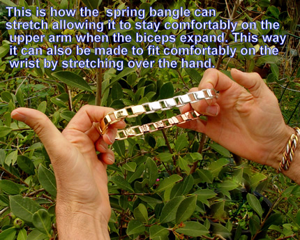 picture of spring bangle streching
