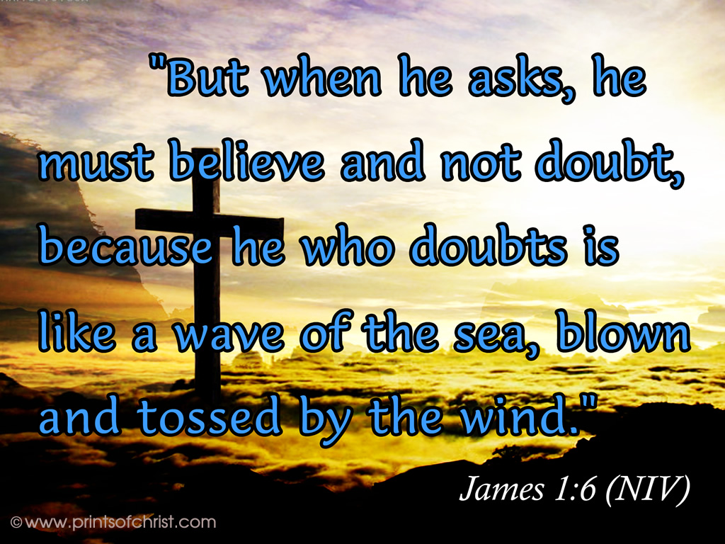 James 1:6 NIV Background