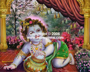 Posters of baby Krishna