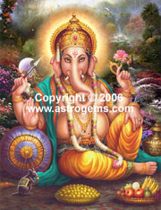 Canvas print of Ganesha 