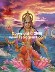 Photographs of Lakshmi goddess 