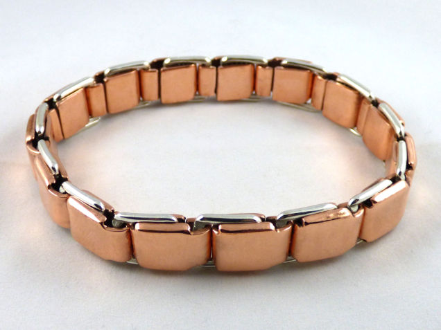 Astrogems Pure Copper Spring Link Bracelet 