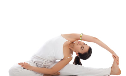 yoga woman with bangle