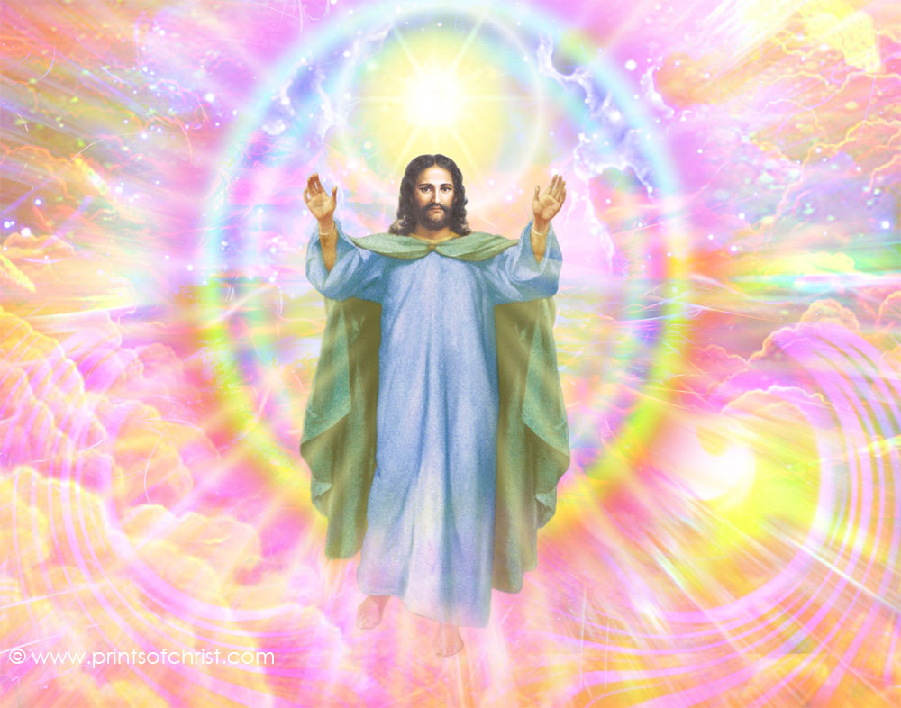Jesus in Sky Wallpaper