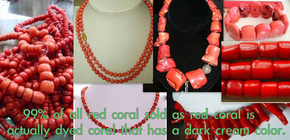 Dyed White Coral